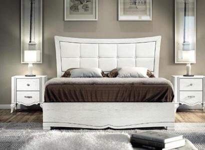 Doppelbett Betten Bett Polster Holz Designer Doppel Bettrahmen Weiß Bettgestelle